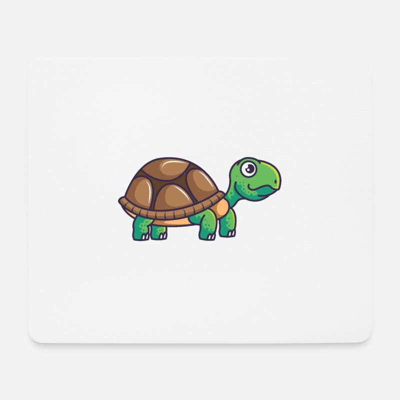 Landschildkröte Schildkröte Haustier - Mousepad (Querformat) - Weiß
