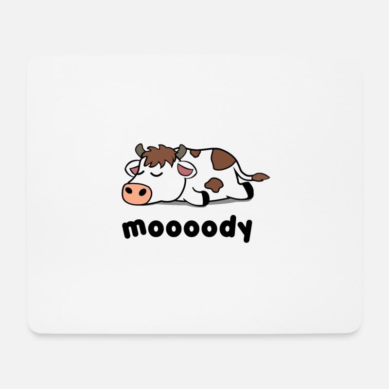 Moody - Mouse Pad (horizontal) - white