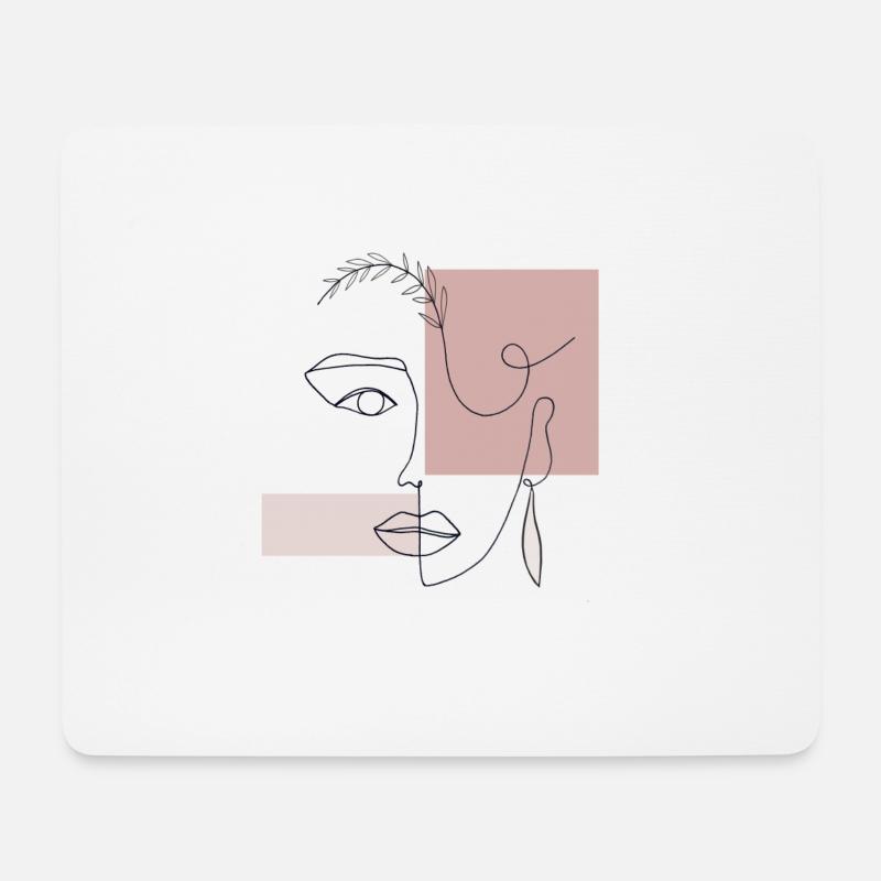 Athen - Mousepad (Querformat) - Weiß