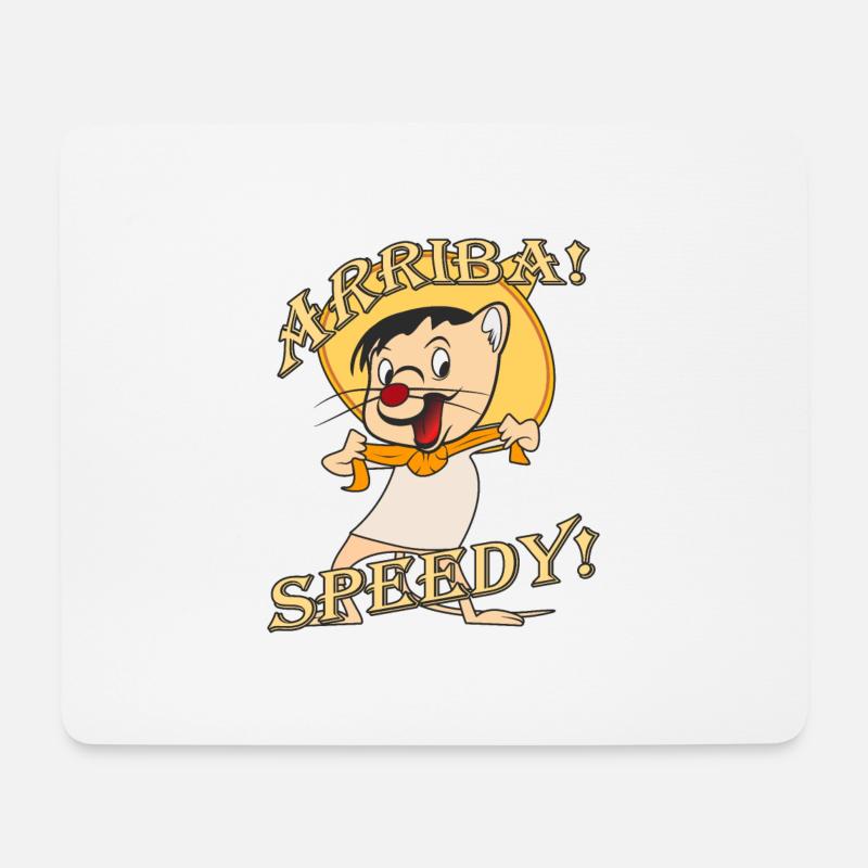 Maus Mexico ARRIBA SPEEDY - Mousepad (Querformat) - Weiß