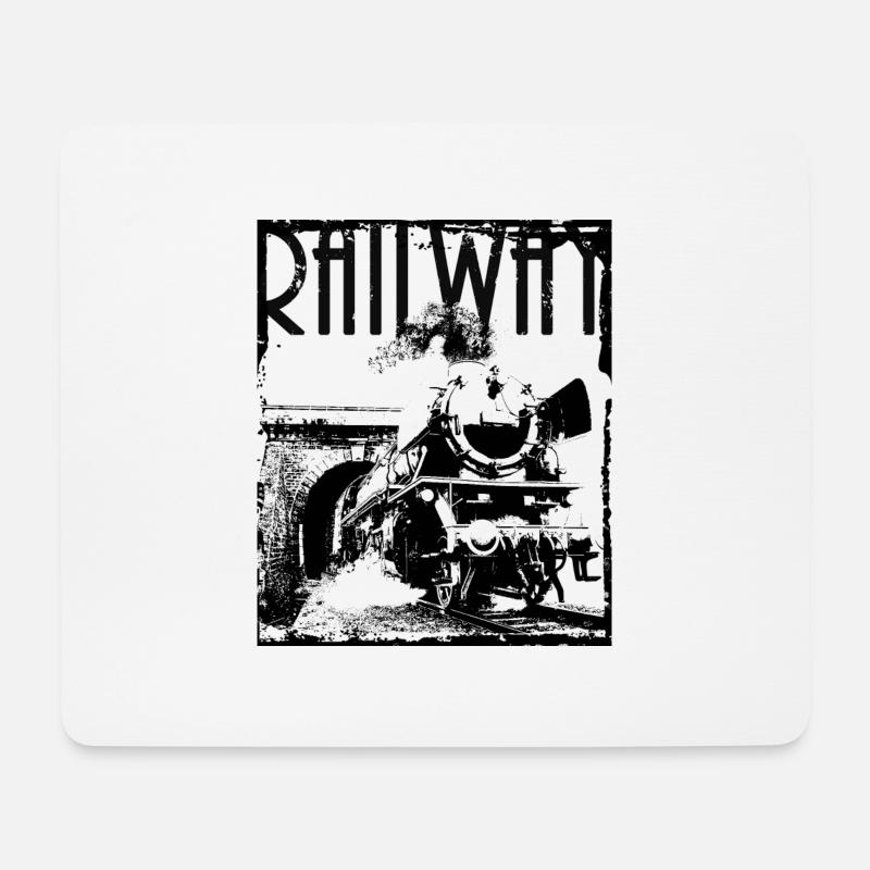 Railway - Mouse Pad (horizontal) - white