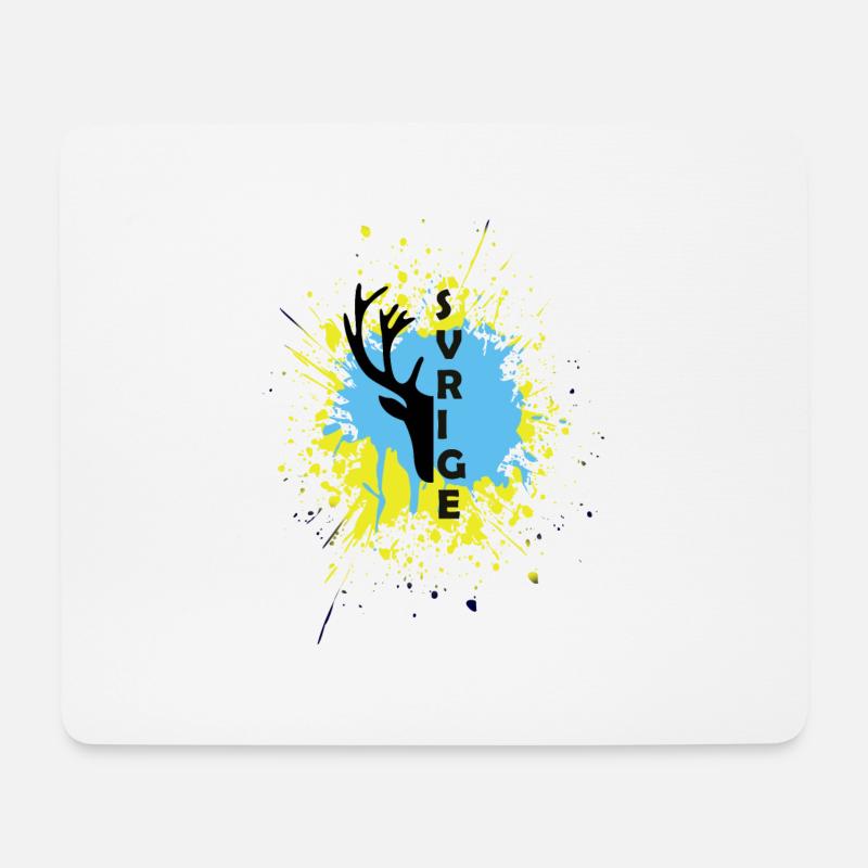 SCHWEDEN - Mousepad (Querformat) - Weiß