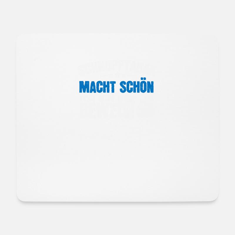 Schnupfer Schnupftabak Geschenk Snuff Liebhaber - Mousepad (Querformat) - Weiß