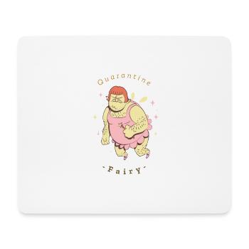 Fée de quarantaine - Tapis de souris (format paysage) - blanc - Devant