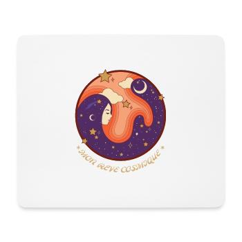 T-shirt horoscope Mon rêve cosmique cadeau humour - Tapis de souris (format paysage) - blanc - Devant