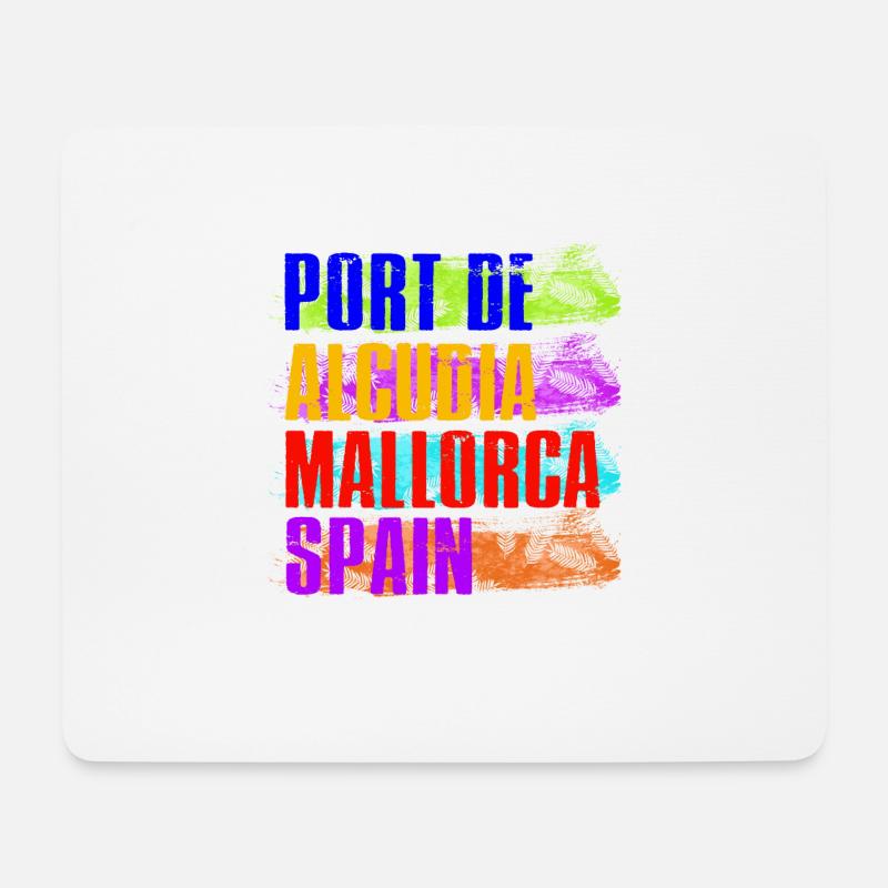 Port De Alcudia Spanien Balearen Mallorca Urlaub - Mousepad (Querformat) - Weiß