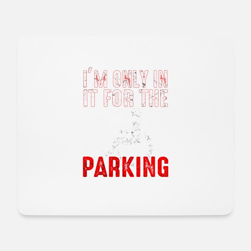Rollstuhl Humor Behinderung Handicap Geschenk - Mousepad (Querformat) - Weiß
