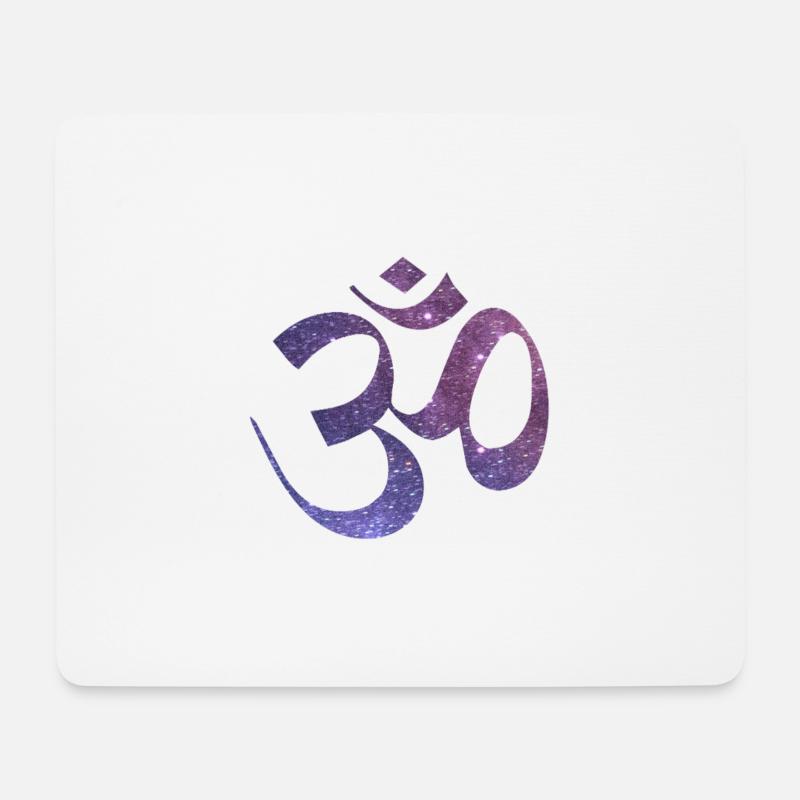 Goa Om Zeichen Geschenk - Mousepad (Querformat) - Weiß