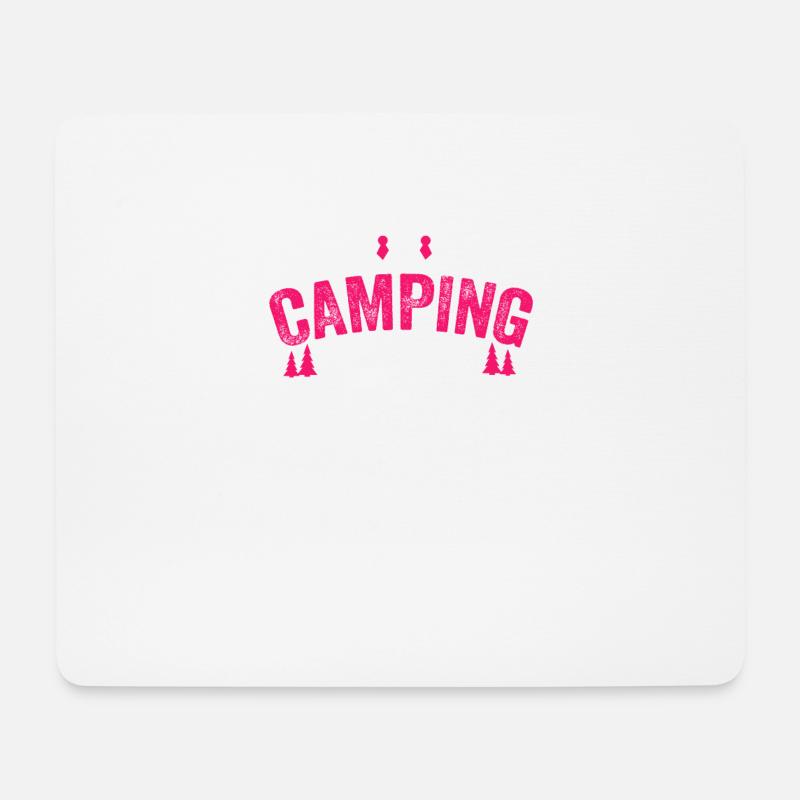 Camping Queen - Mousepad (Querformat) - Weiß