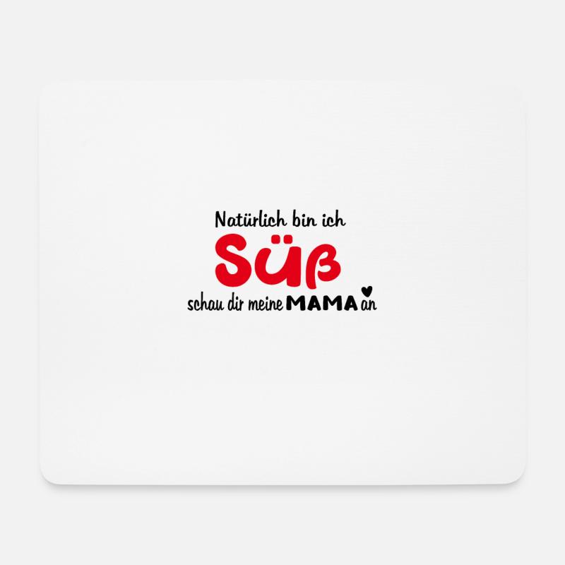 1 Geburtstag - Mama - lustige geschenkidee baby - Mousepad (Querformat) - Weiß