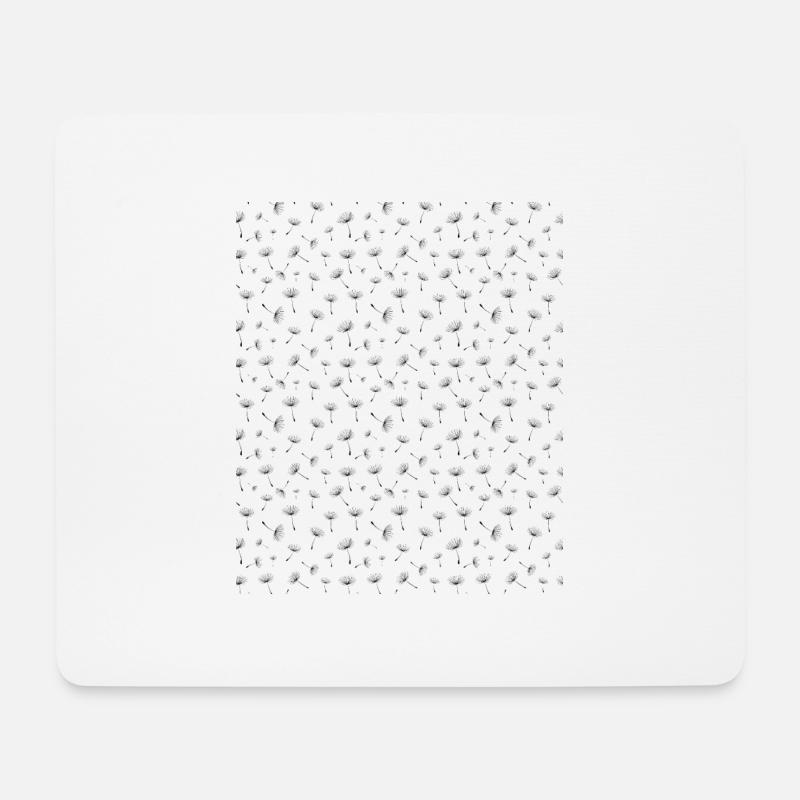 Pusteblumen Löwenzahn Motiv Samen Dandelion Same - Mousepad (Querformat) - Weiß
