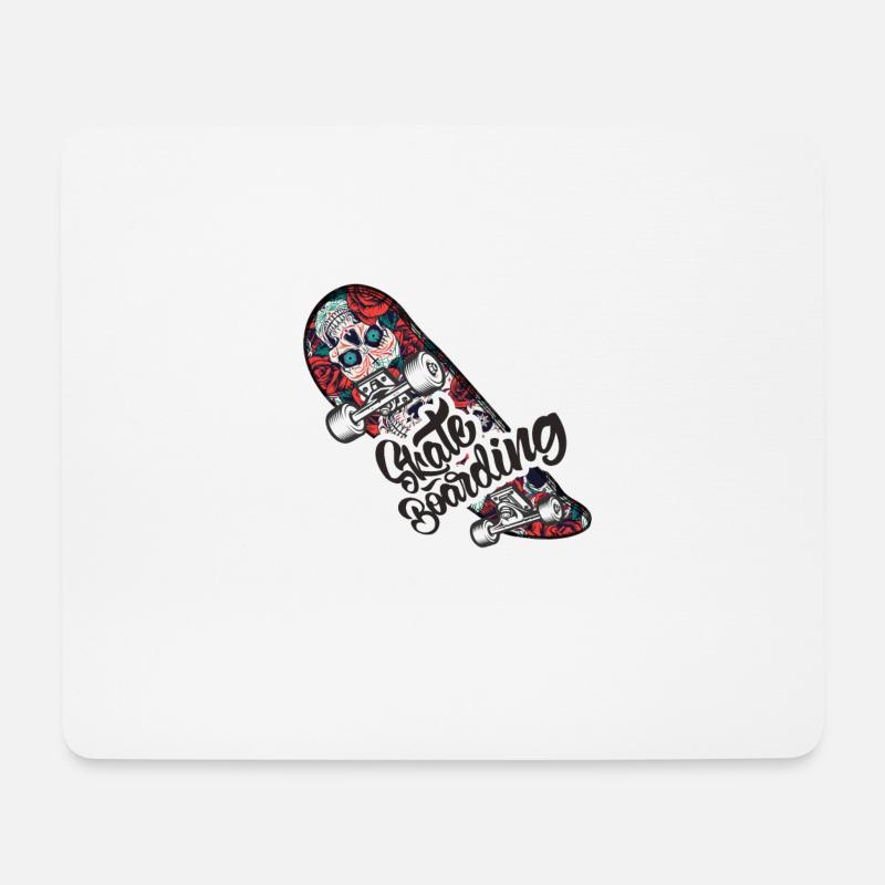 Skateboarding, skateboarding, skating - Mouse Pad (horizontal) - white