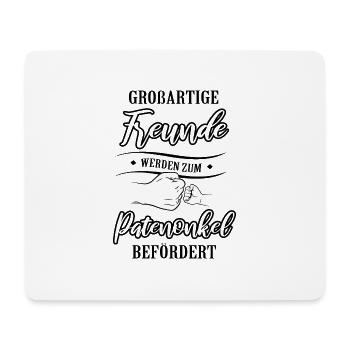 Großartige Freunde Patenonkel Befördert - Mousepad (Querformat) - Weiß - Vorne