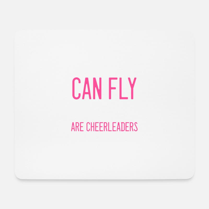 Menschen Fly Cheerleader Tänzer Geschenk - Mousepad (Querformat) - Weiß