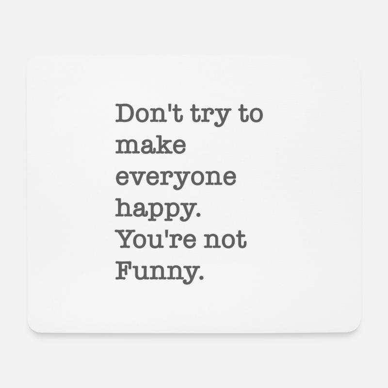 Funny - Mouse Pad (horizontal) - white
