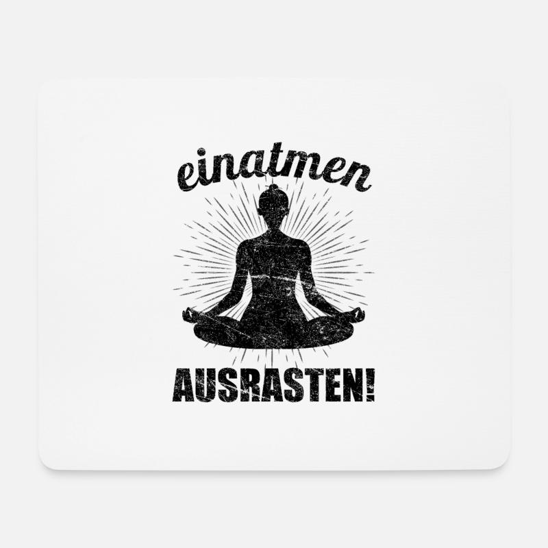 lustiger Büro Spruch Geschenk Reise Urlaub travel - Mousepad (Querformat) - Weiß