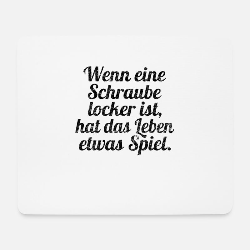 lustiger Büro Spruch Geschenk Urlaub - Mousepad (Querformat) - Weiß