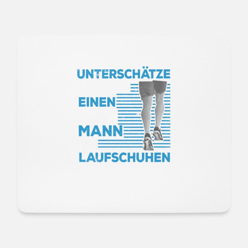 Marathonläufer Marathon Laufgruppe Läufer Geschenk - Mousepad (Querformat) - Weiß