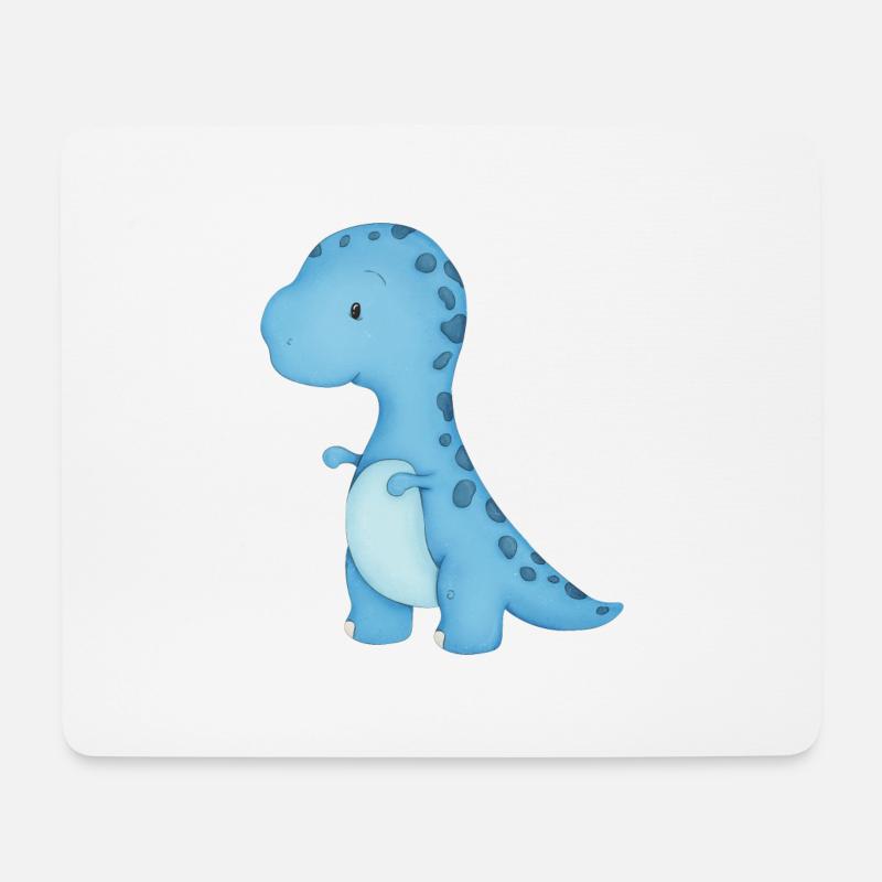 Dino Baby - Mousepad (Querformat) - Weiß