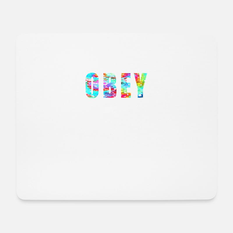 OBEY - Mouse Pad (horizontal) - white