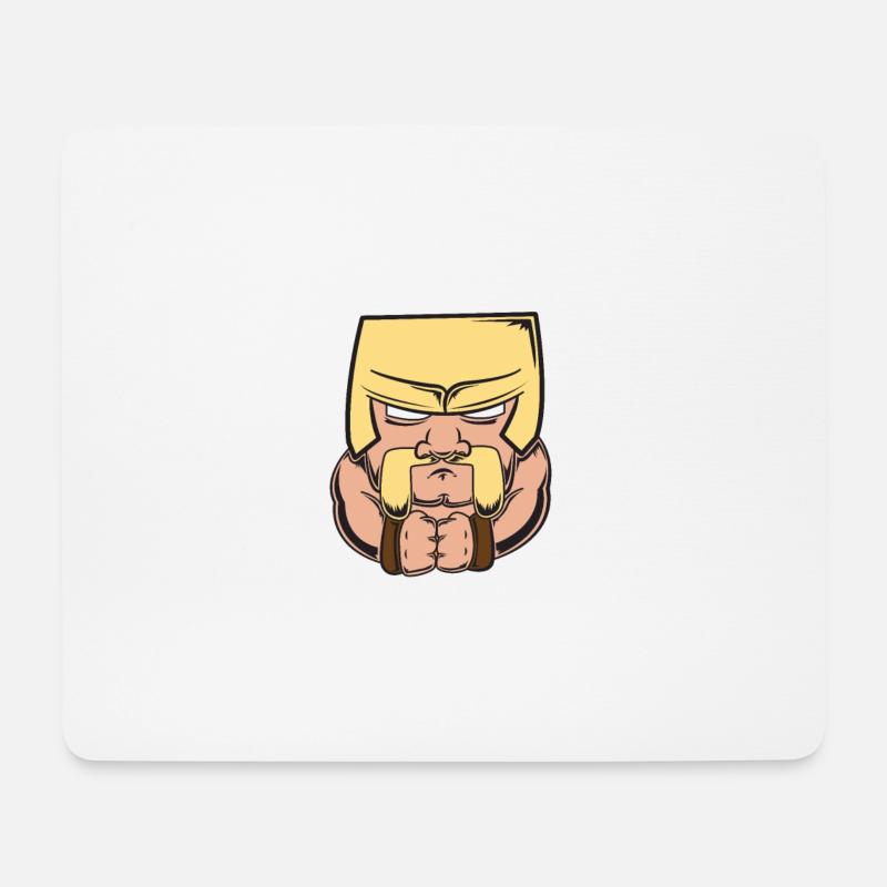 Wanna Clash Arena Royale Clans - Mousepad (Querformat) - Weiß