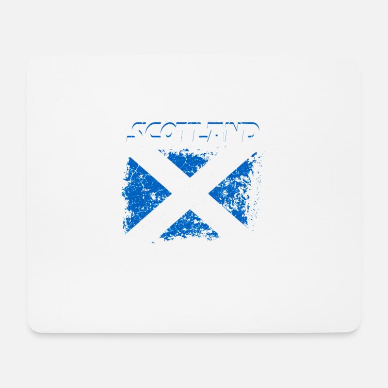 Schottland Flagge Schottisches Wappen Schottisch - Mousepad (Querformat) - Weiß