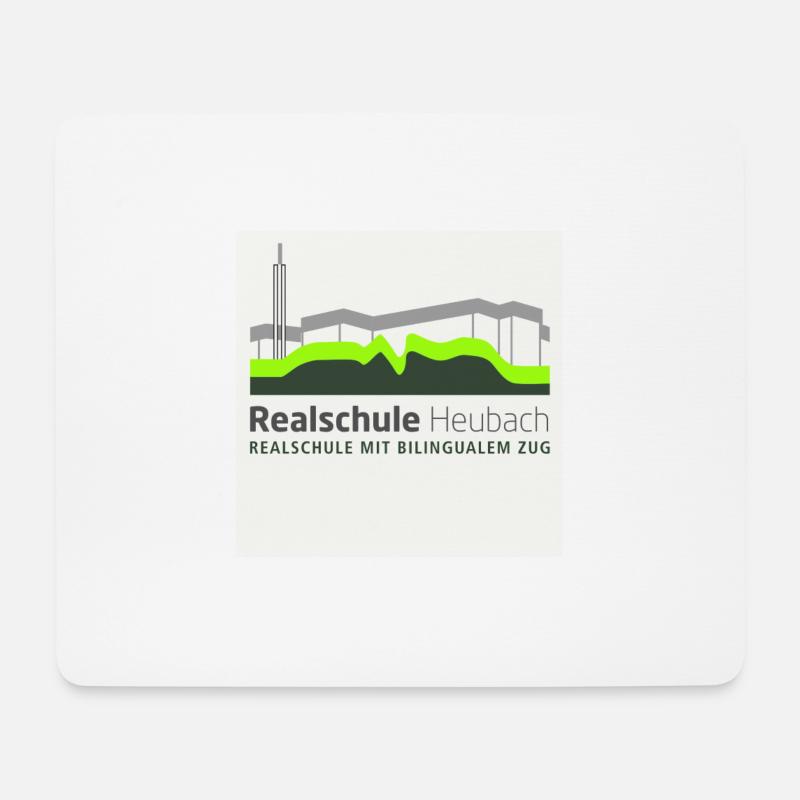 Logo der Realschule Heubach RSH Schule Heubach - Mousepad (Querformat) - Weiß
