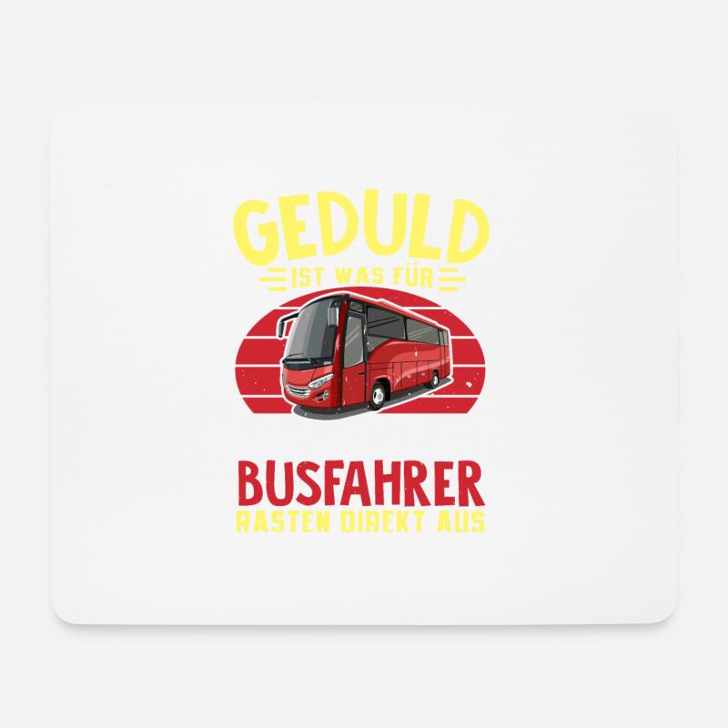 Busfahrer Rasten Direkt Aus Geschenkidee Busfahrer - Mousepad (Querformat) - Weiß