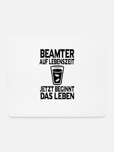 Beamter Verbeamtung Geschenk - Mousepad (Querformat) - Weiß