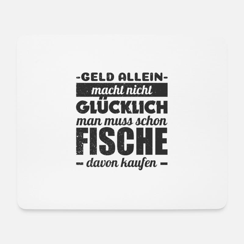 lustiges Aquarium Aquarianer Aquaristik Geschenk - Mousepad (Querformat) - Weiß