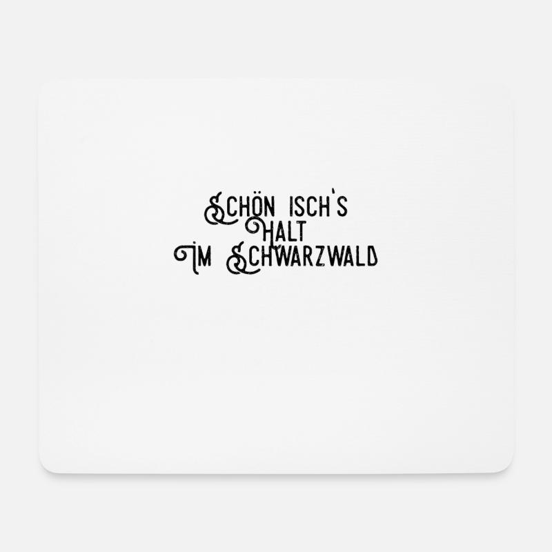Schwarzwald Geschenke - Mousepad (Querformat) - Weiß