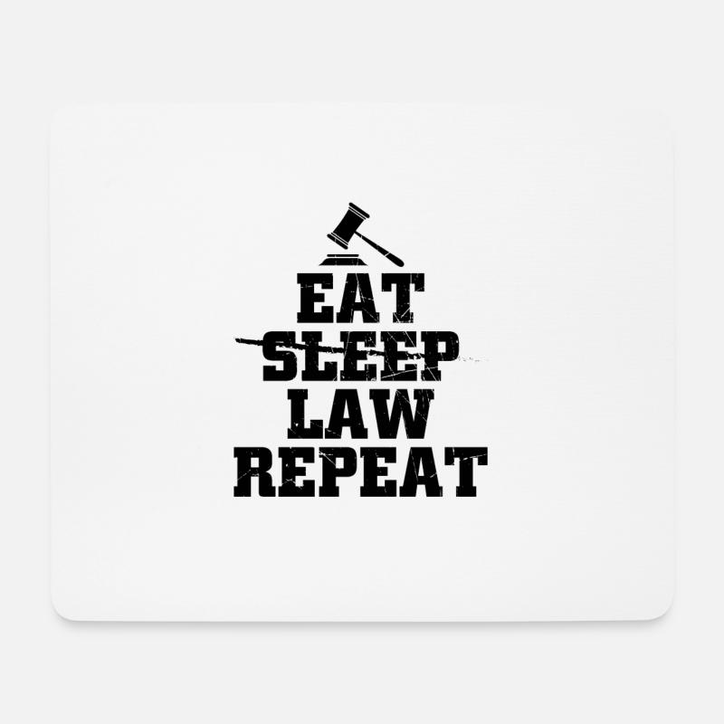 Anwalt Jurist | Jura Studium Juristen Geschenkidee - Mousepad (Querformat) - Weiß