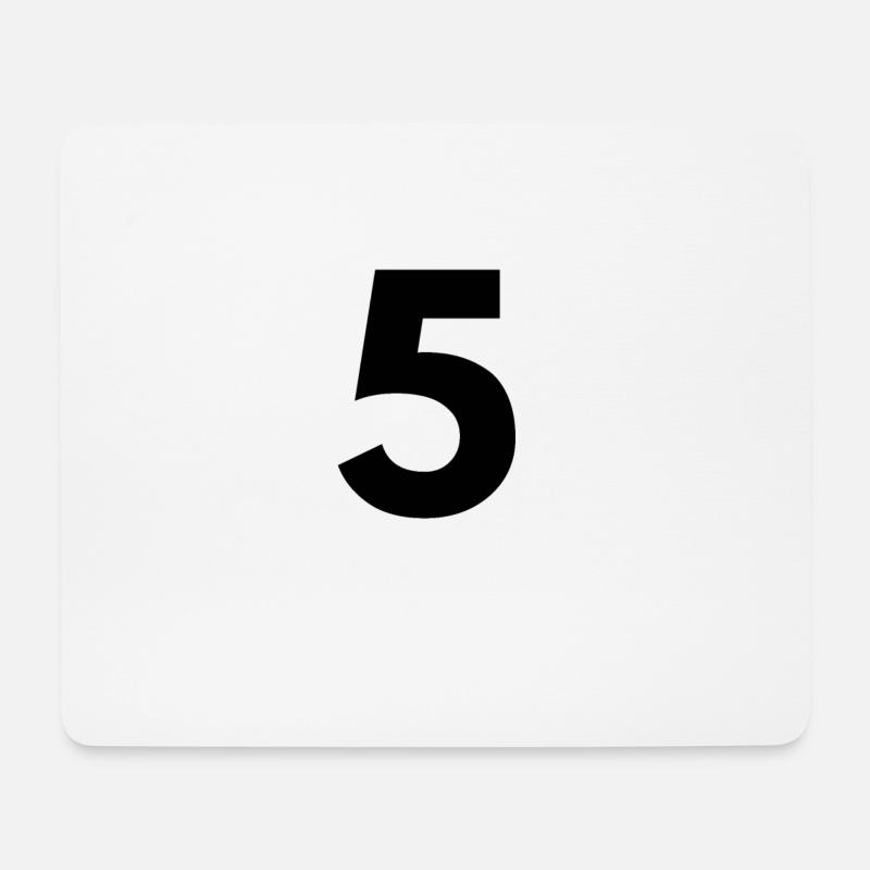 5 - Mousepad (Querformat) - Weiß