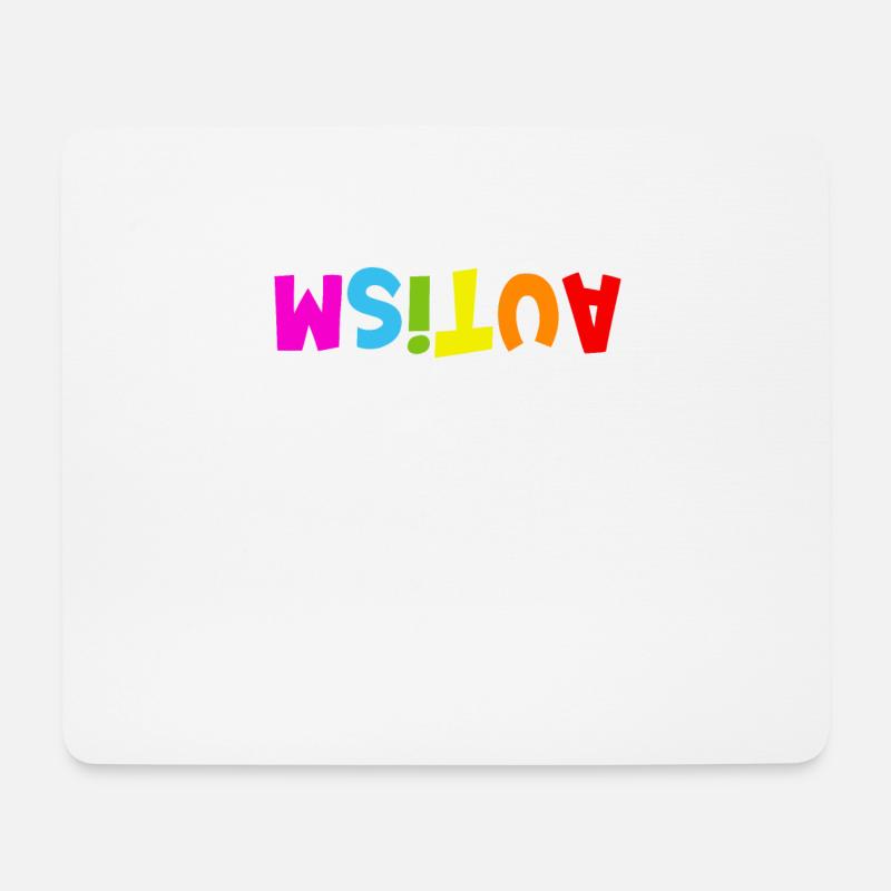 Autismus Awareness Day Autism Autist Be different - Mousepad (Querformat) - Weiß