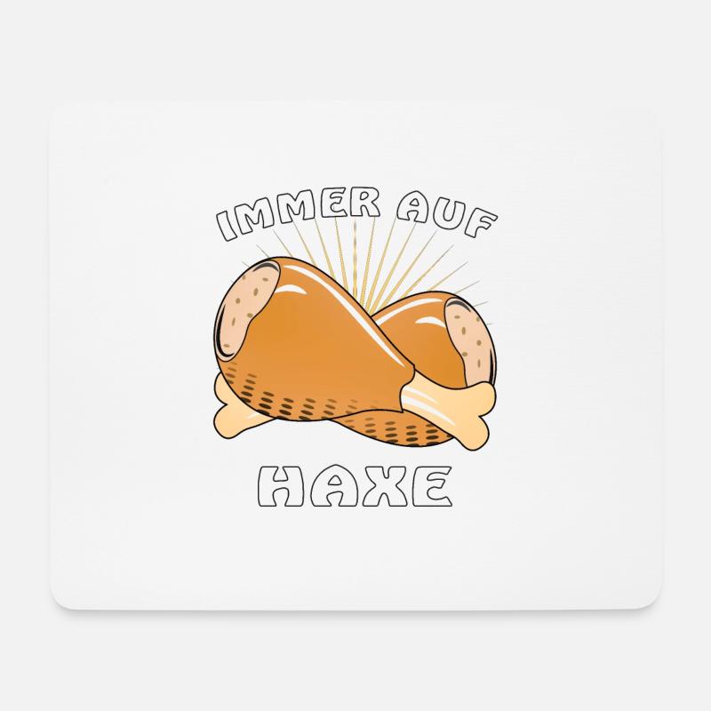 IMMER AUF HAXE - Mousepad (Querformat) - Weiß