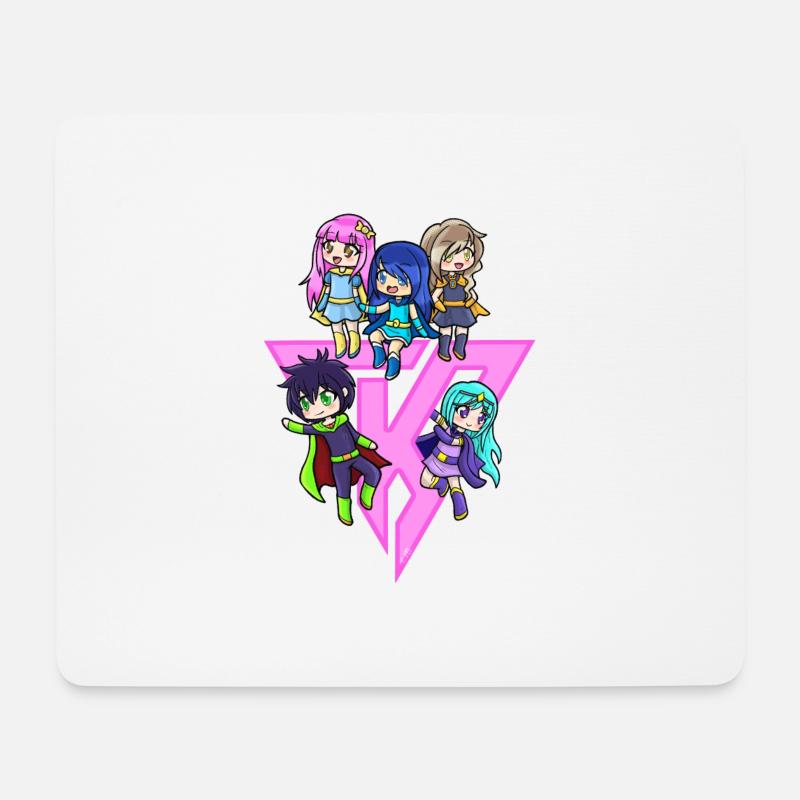 Hero Gacha Krew - Pink - Mouse Pad (horizontal) - white