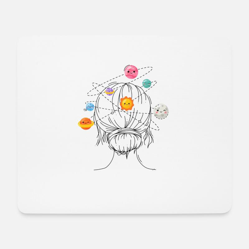 Mrs.Universe - Mousepad (Querformat) - Weiß