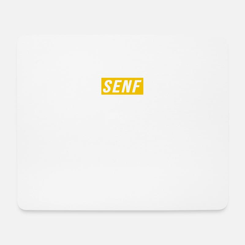 SENF mit Style I Verrückt nach Senf - Mousepad (Querformat) - Weiß