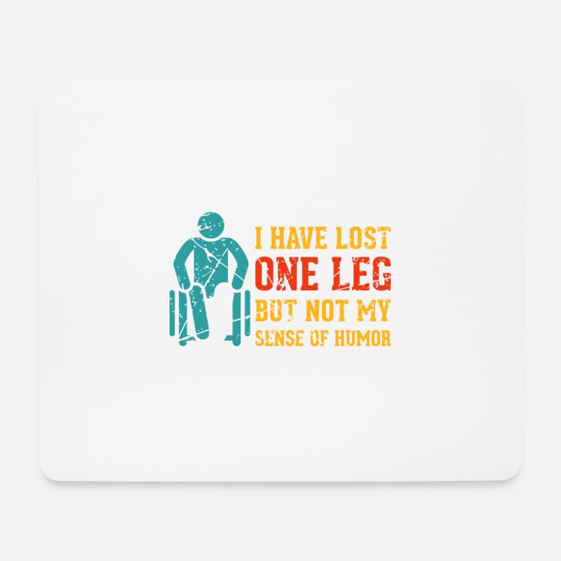 Rollstuhl Fahrer Geschenk - Mousepad (Querformat) - Weiß