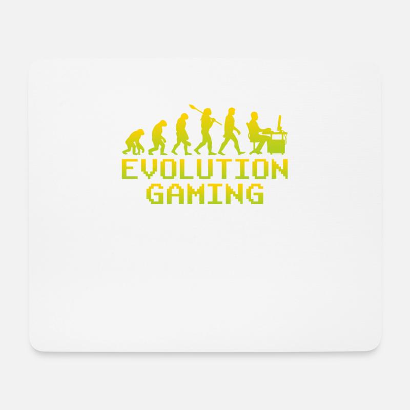 Gaming Gift Gaming Evolution - Mouse Pad (horizontal) - white