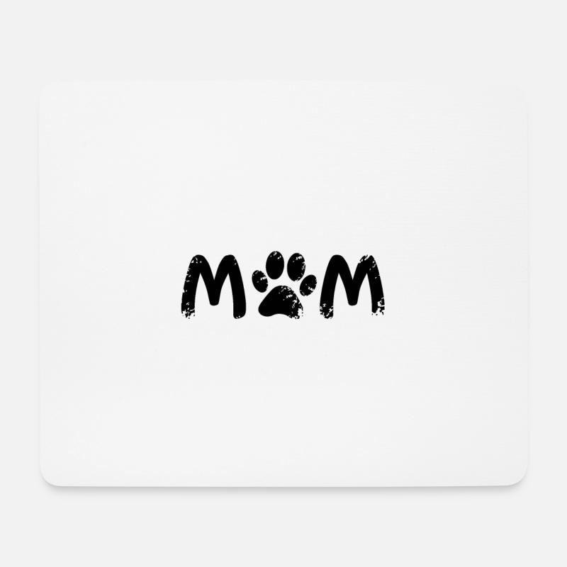 Mama - Süße Katzenpfoten Besitzerin Kätzchenliebha - Mousepad (Querformat) - Weiß