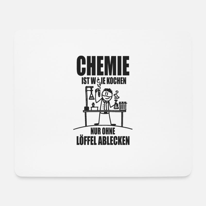 Chemie - Chemie ist wie Kochen Geschenk - Mousepad (Querformat) - Weiß