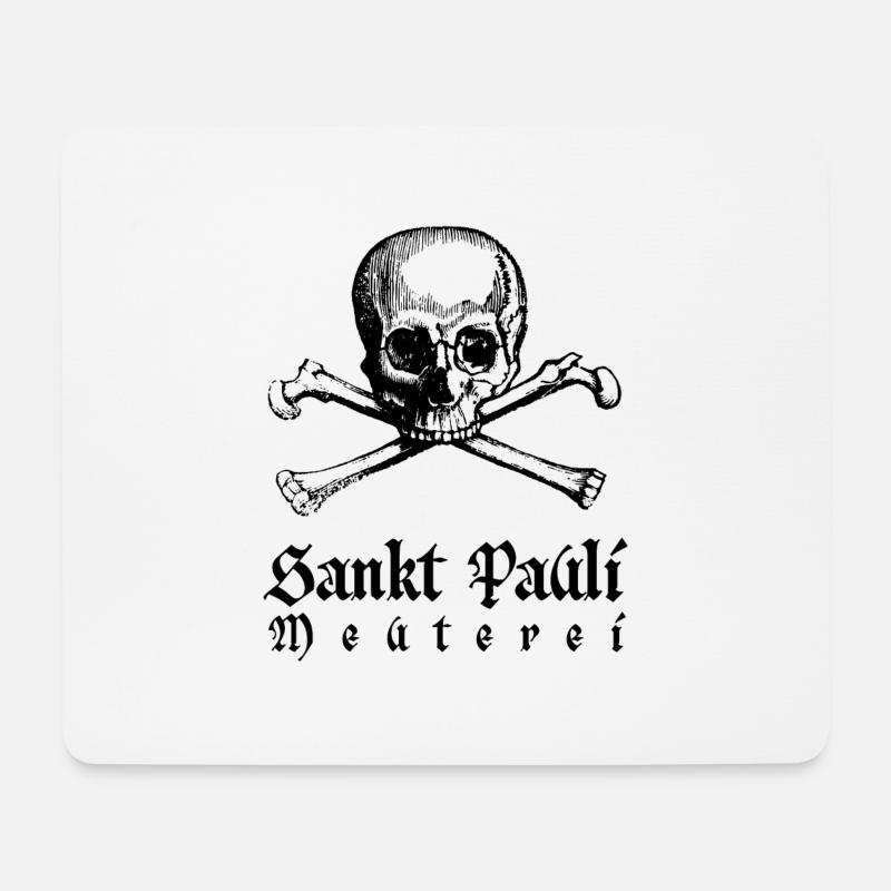 Sankt Pauli Meuterei - Mousepad (Querformat) - Weiß
