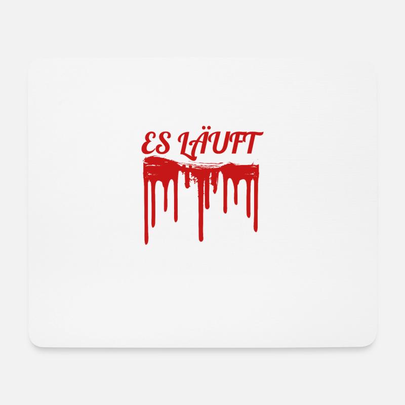 Es läuft - Mousepad (Querformat) - Weiß