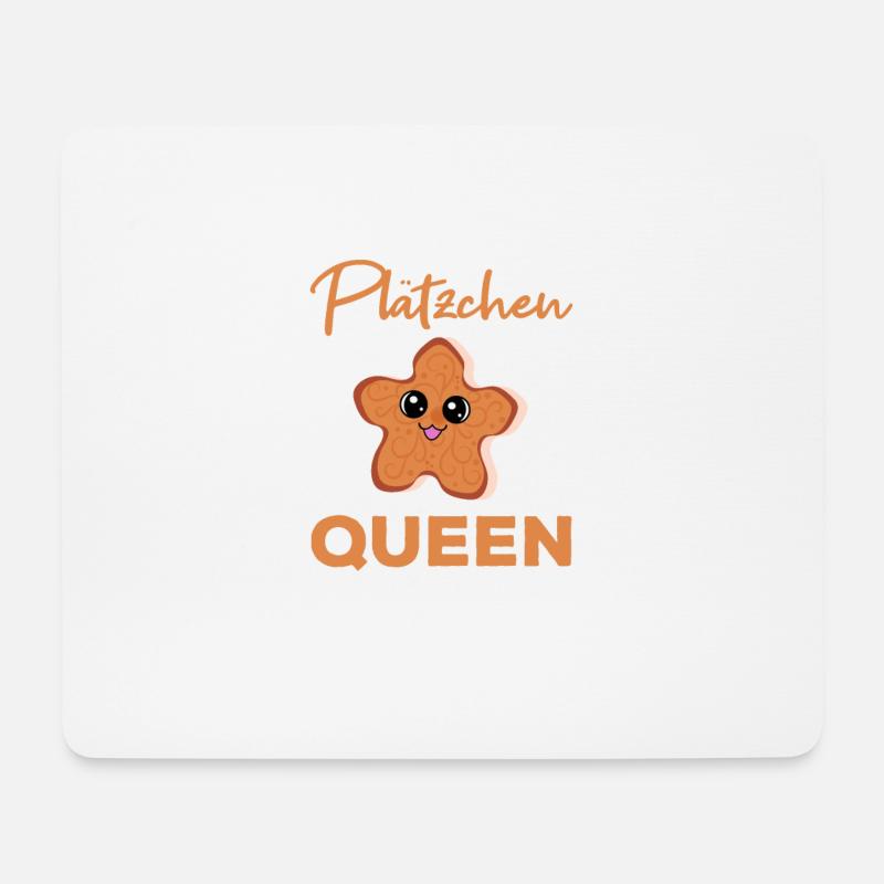 Weihnachtsbäckerei Plätzchen Advent Kekse Cookie - Mousepad (Querformat) - Weiß
