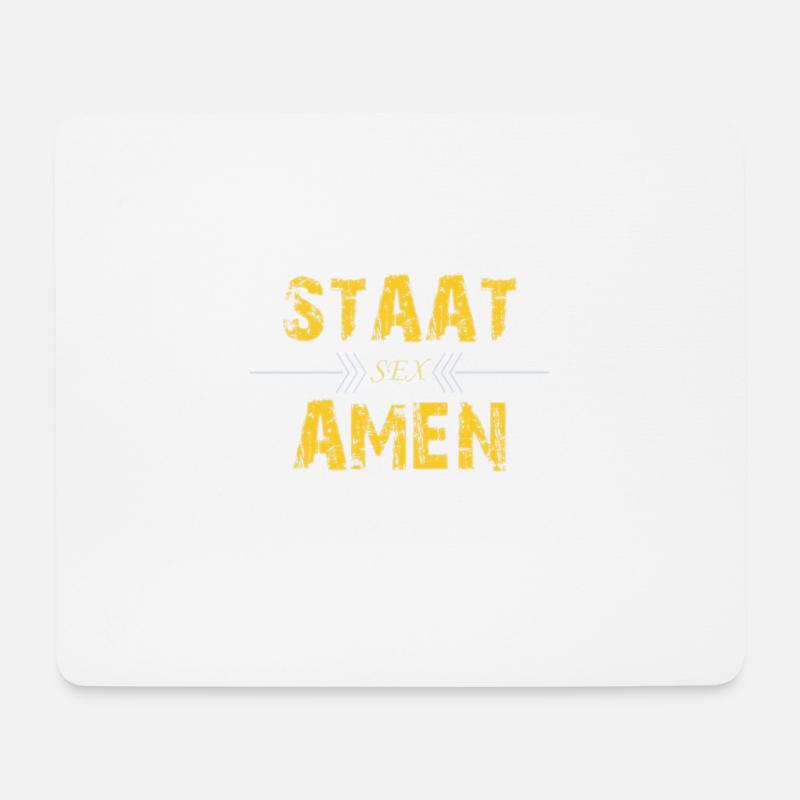 Staatsexamen - Mousepad (Querformat) - Weiß