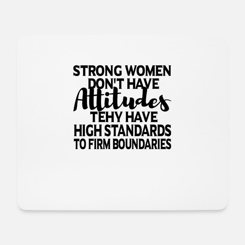 Feminismus Feministin Feminist Geschenk - Mousepad (Querformat) - Weiß