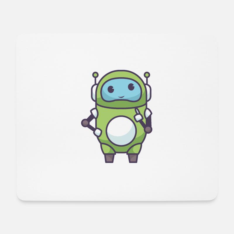 Robotics of a Robot - Mouse Pad (horizontal) - white
