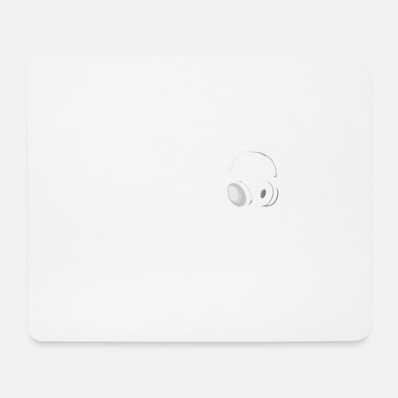 Can't Hear You I'm Gaming - Mousepad (Querformat) - Weiß