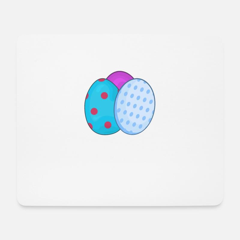 Ostern Ostereier - Mousepad (Querformat) - Weiß